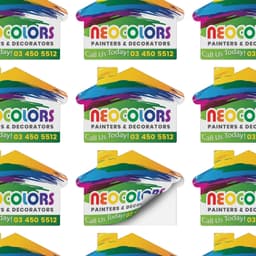 AD Labels 70 x 50mm - House Shaped - image 2