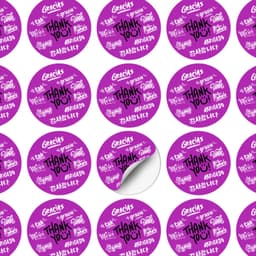 AD Labels 60mm - Circle - image 2