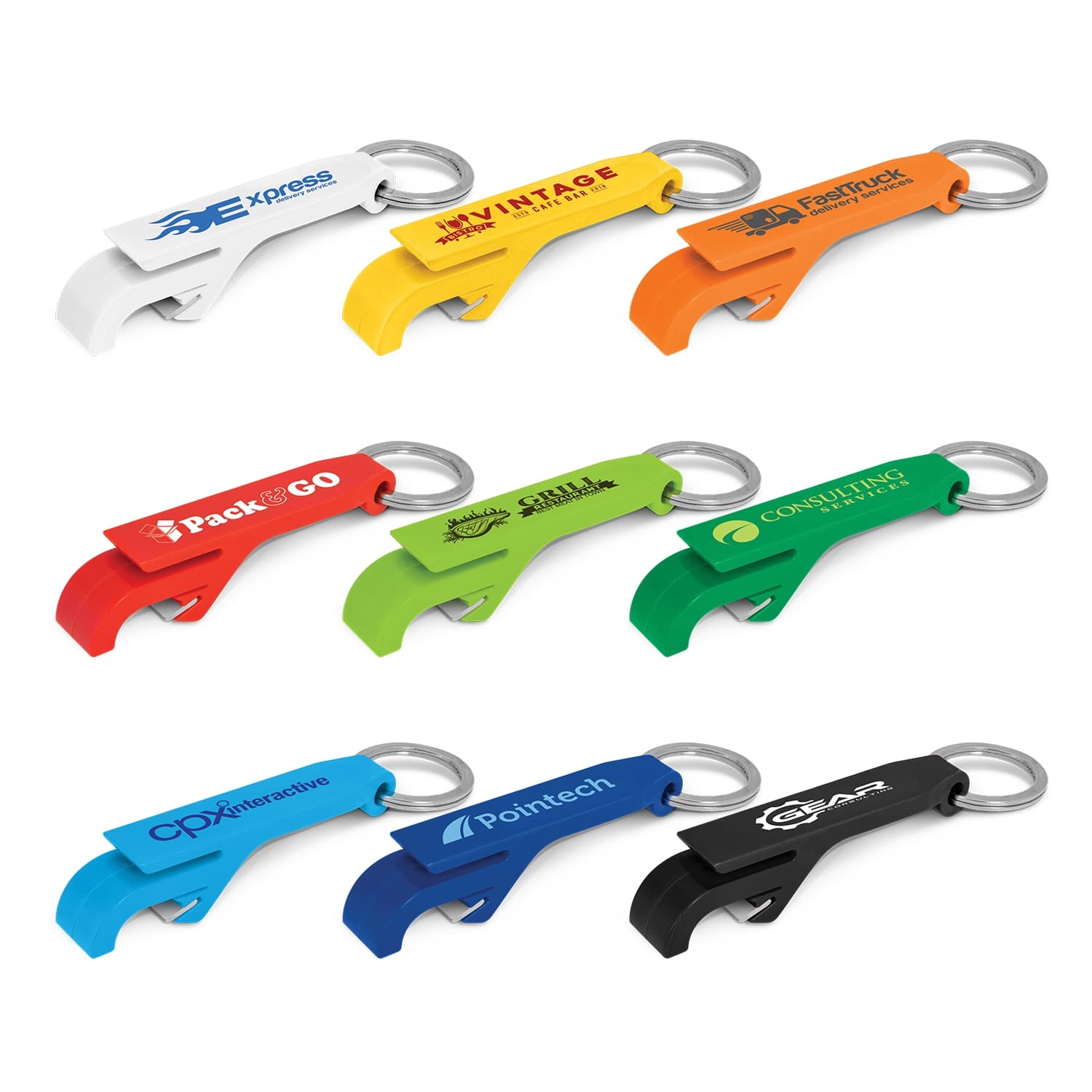 Snappy Bottle Opener Key Ring-Active Image
