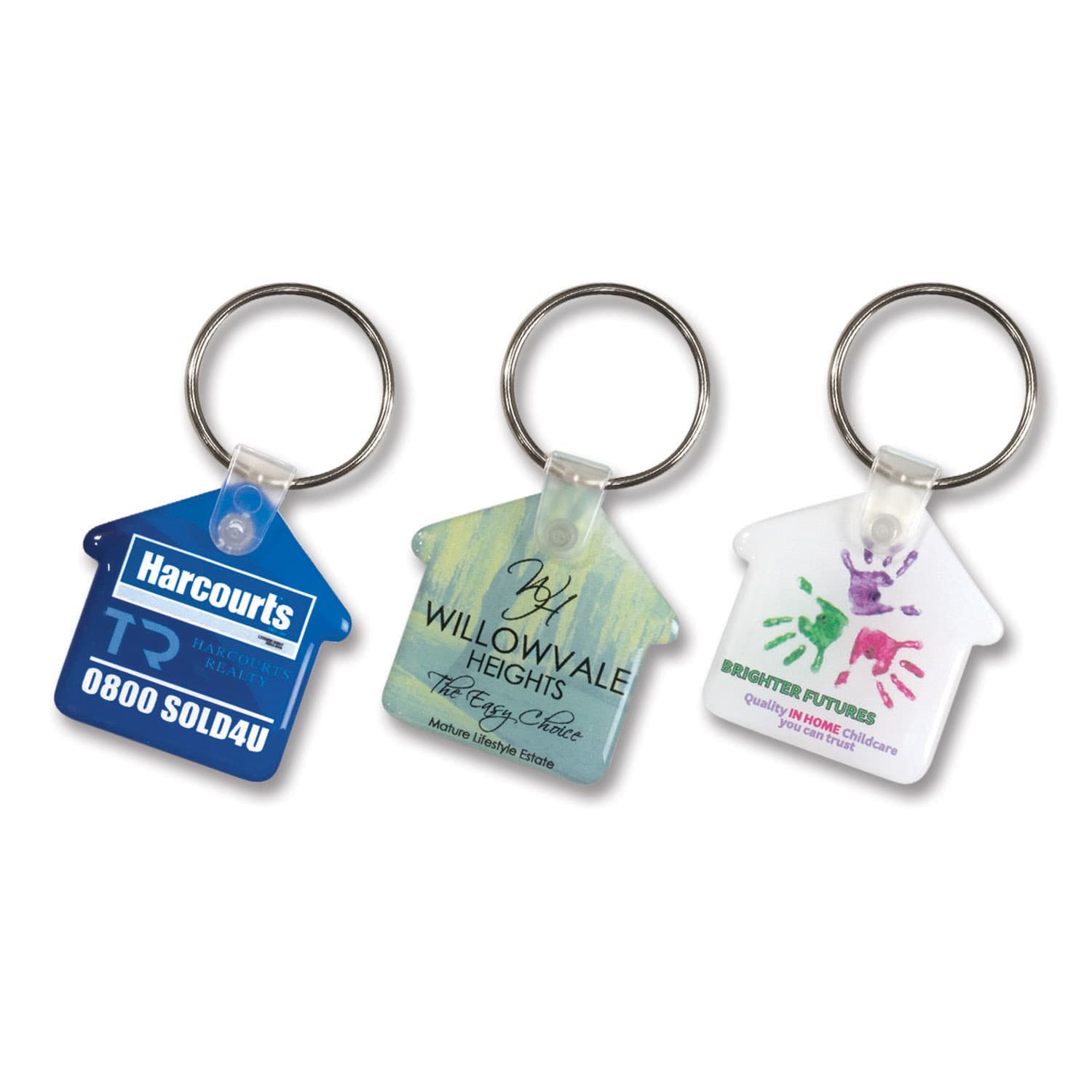 Flexi Resin Key Ring - House-Active Image