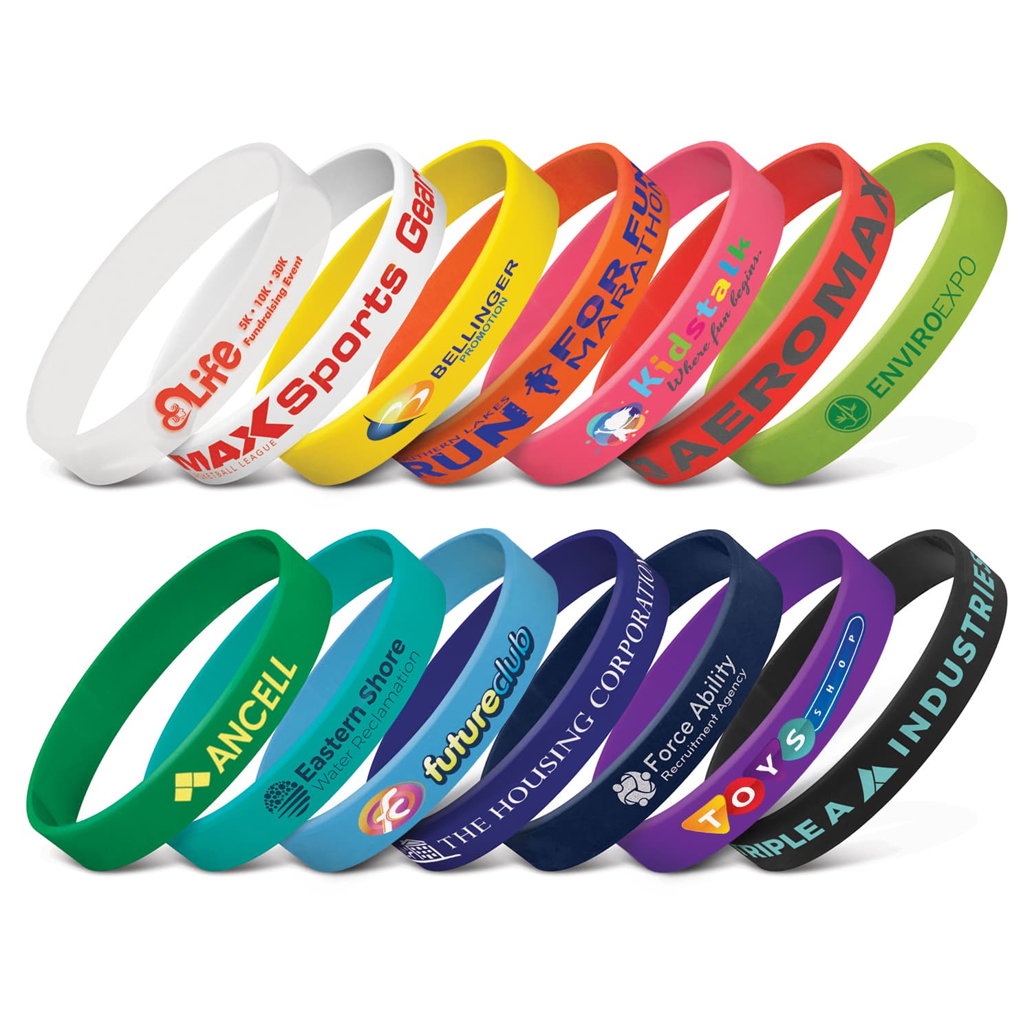 Silicone Wrist Band-Active Image