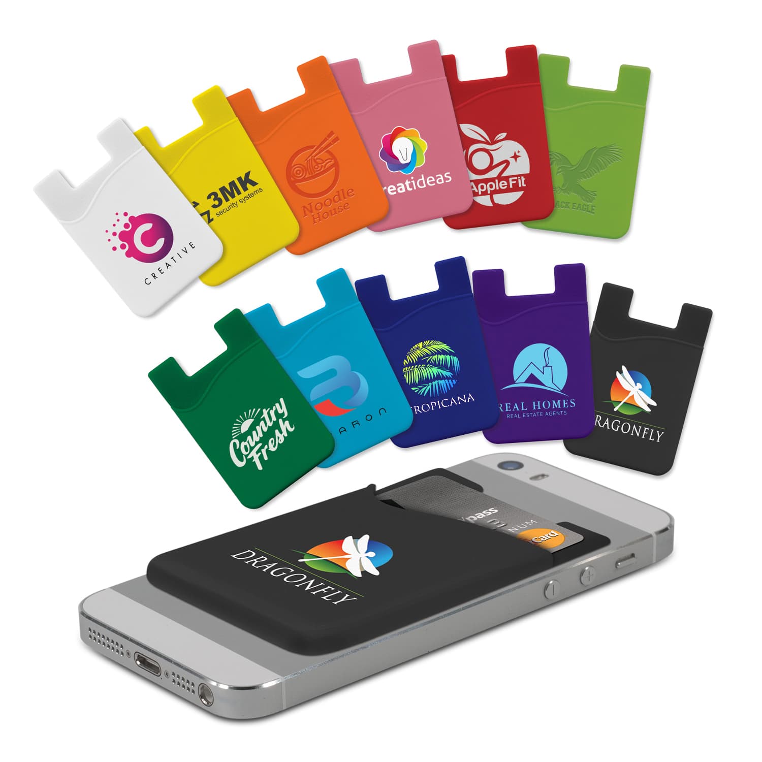 Silicone Phone Wallet-Active Image