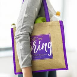 Monza Jute Tote Bag - image 3
