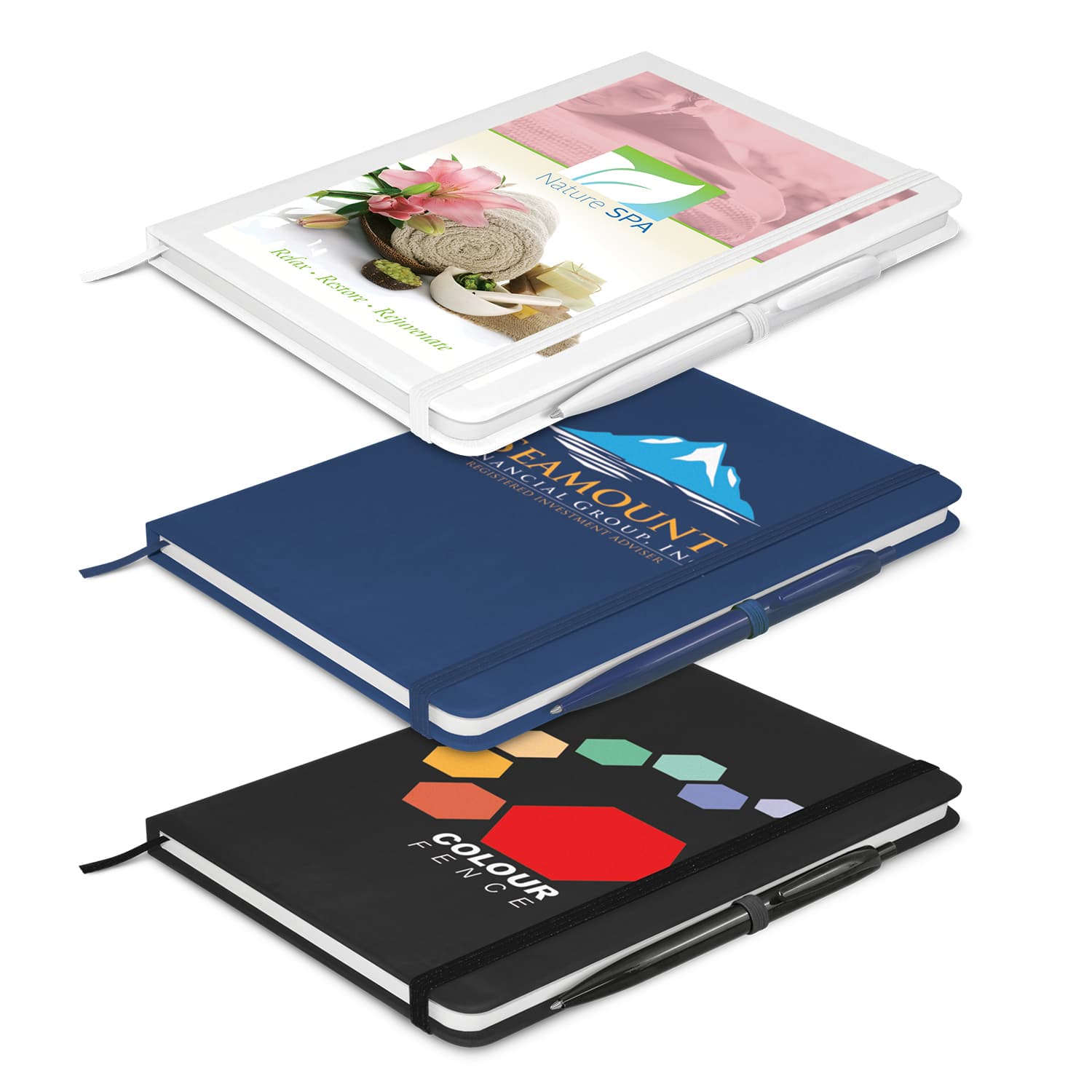 Omega Notebook With Pen-Active Image