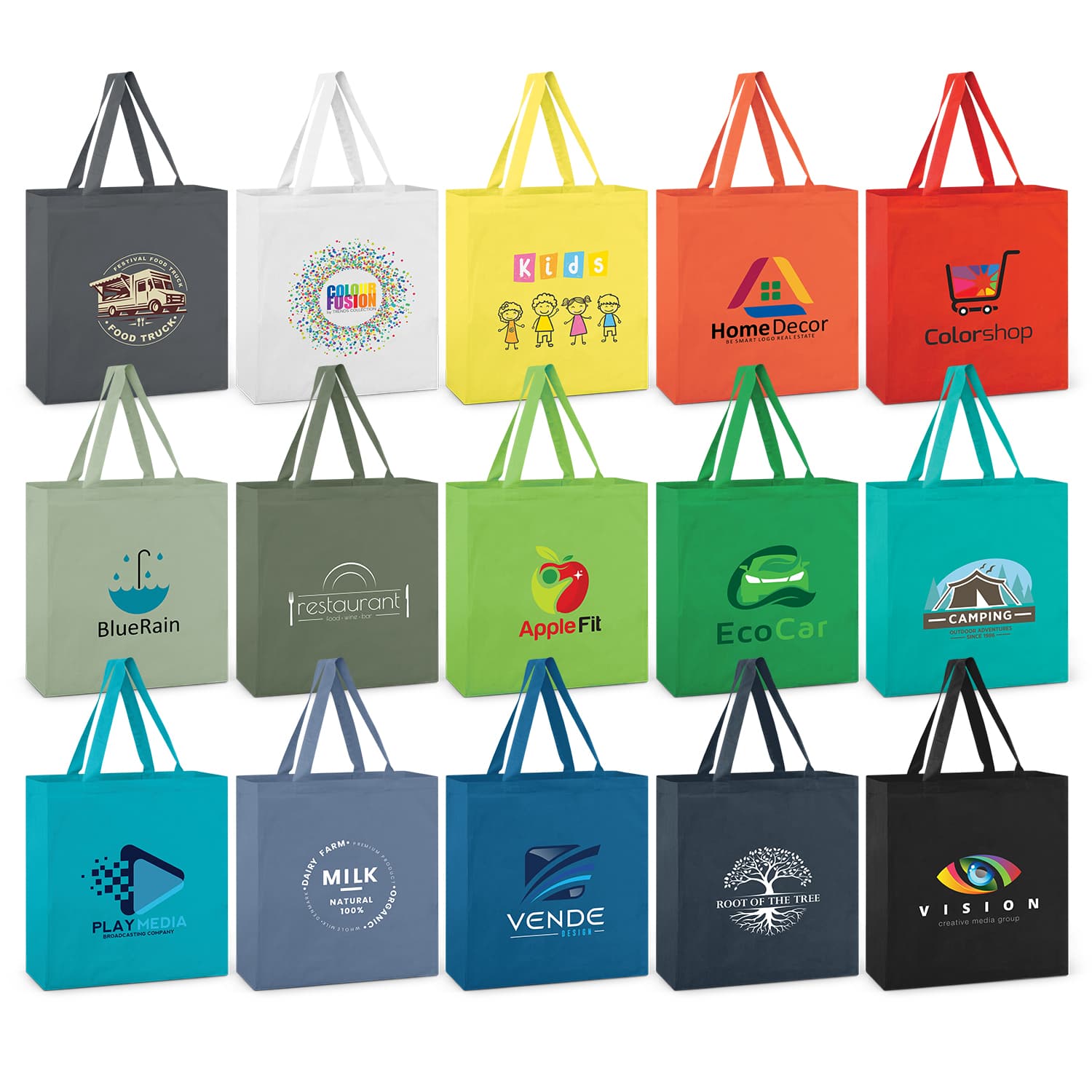 Carnaby Cotton Tote Bag - Colours-Active Image