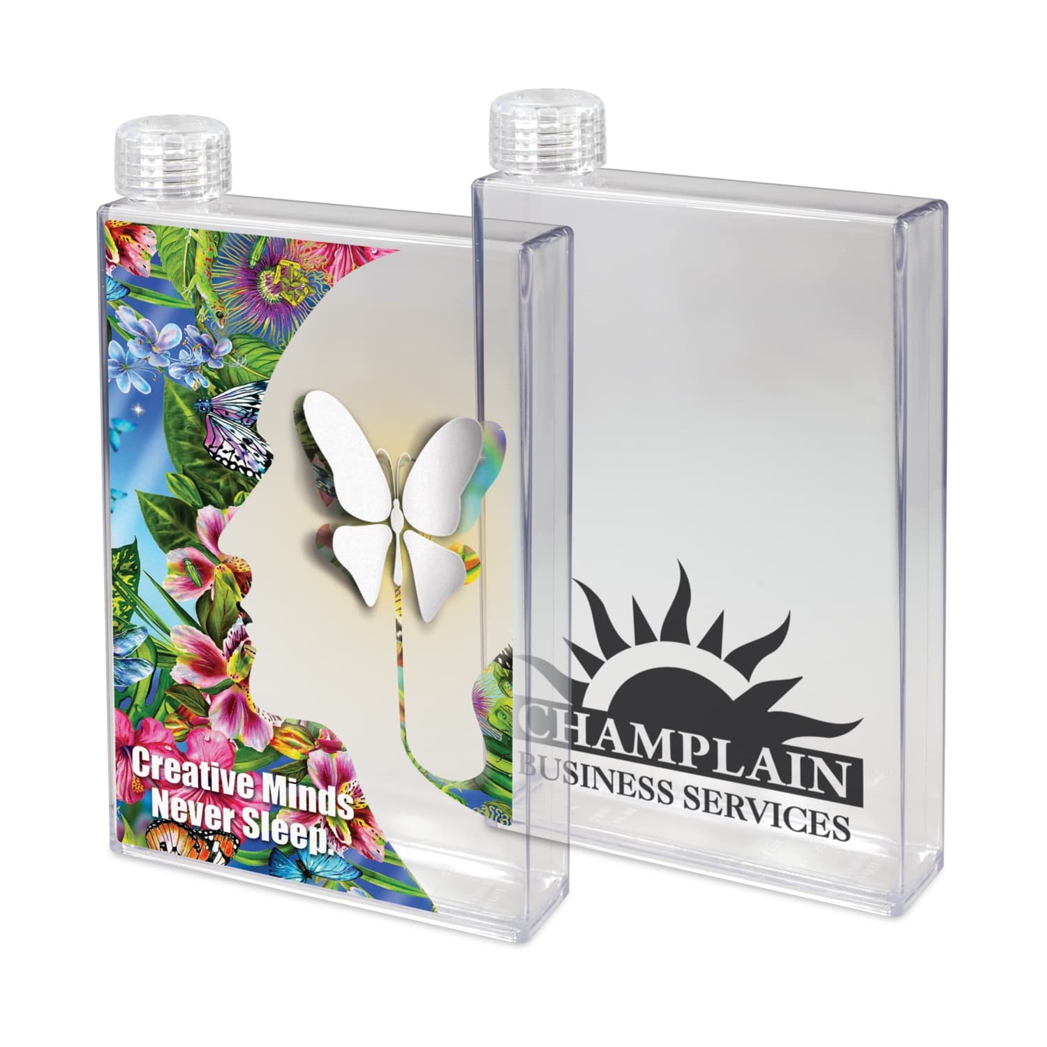Notebook Water Bottle-Active Image