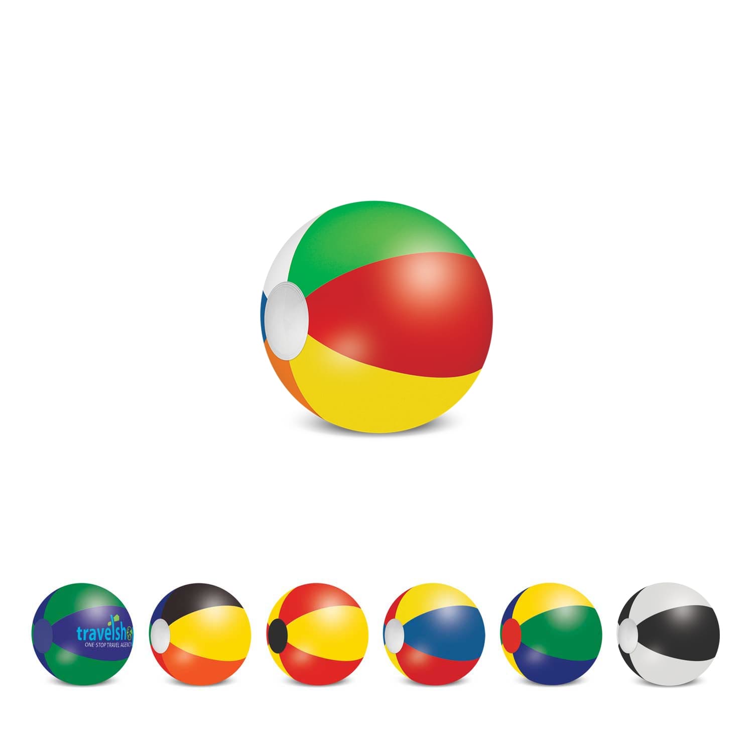 Beach Ball - 21cm Mix and Match-Active Image