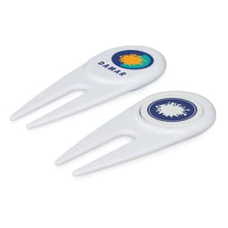Golf Divot Repairer with Marker - image 1