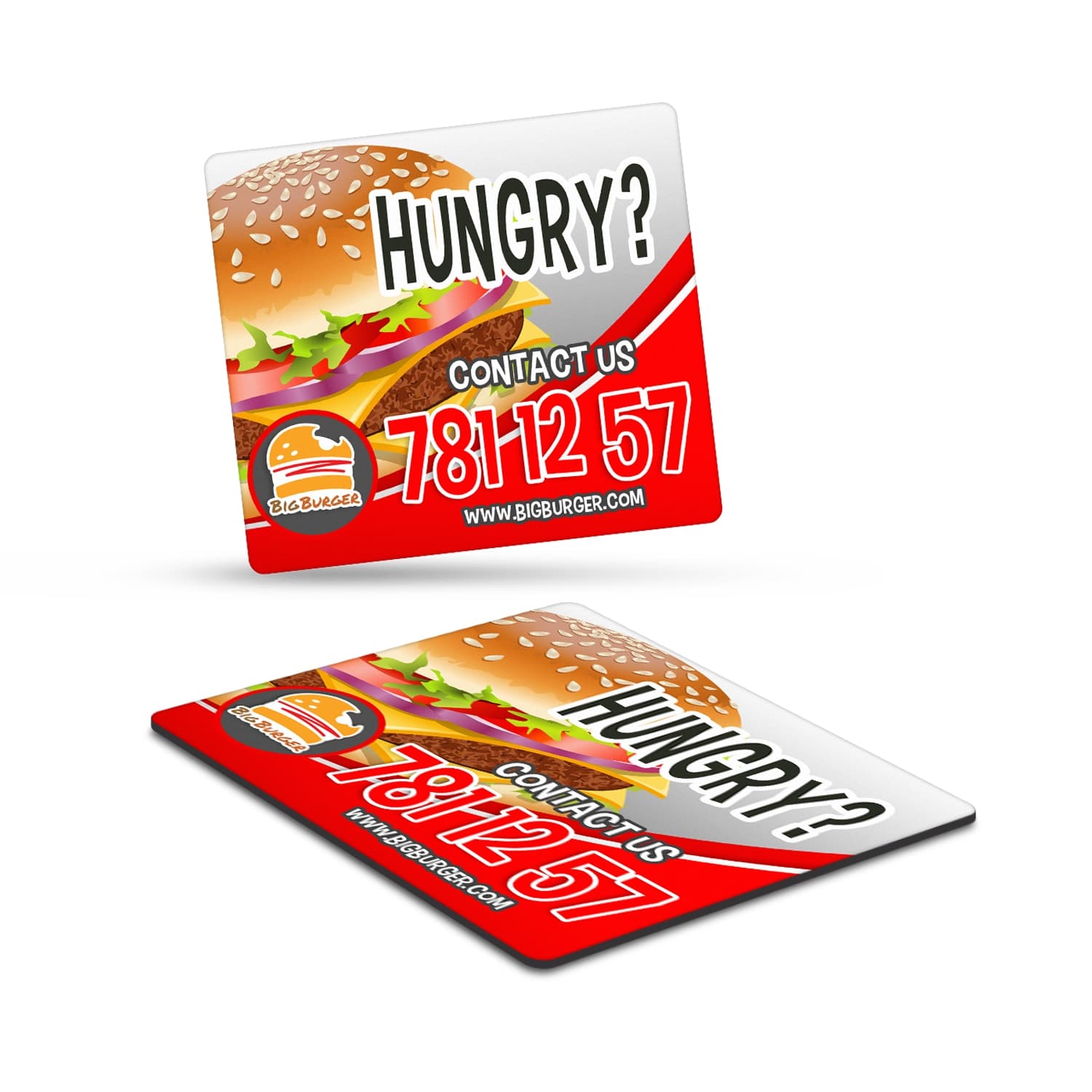 Fridge Magnet 90 x 80mm - Rectangle-Active Image