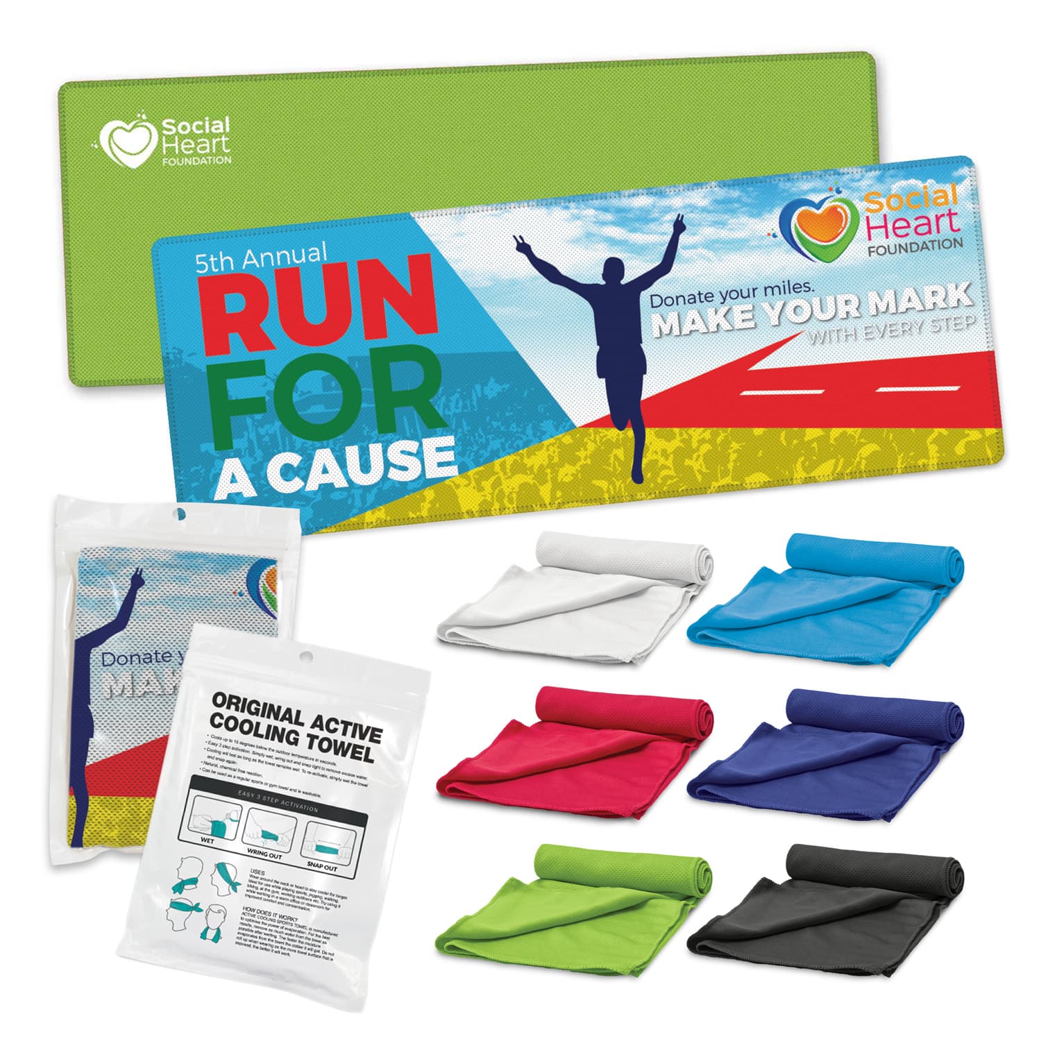 Active Cooling Towel - Pouch-Active Image