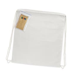 Cotton Colouring Drawstring Backpack - image 1