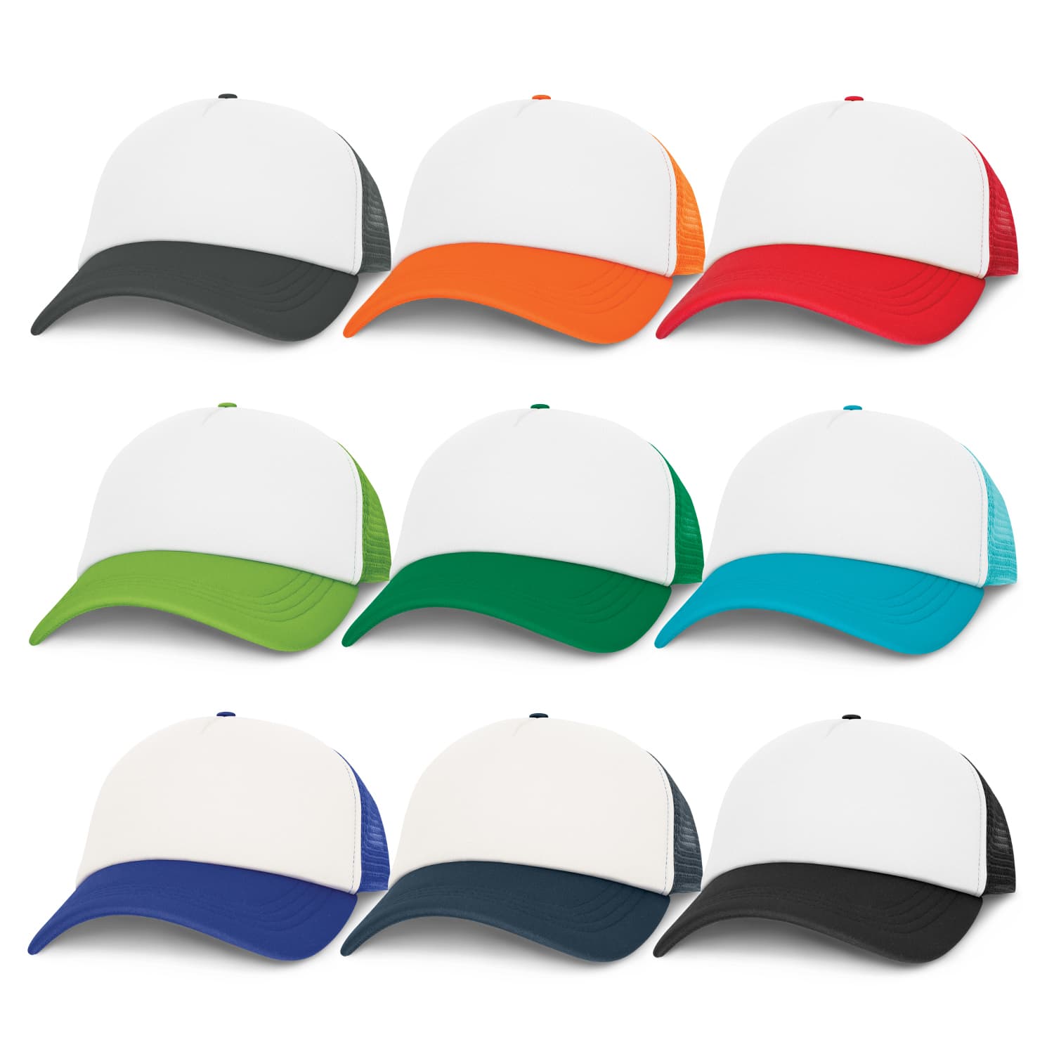 Cruise Mesh Cap - White Front-Active Image