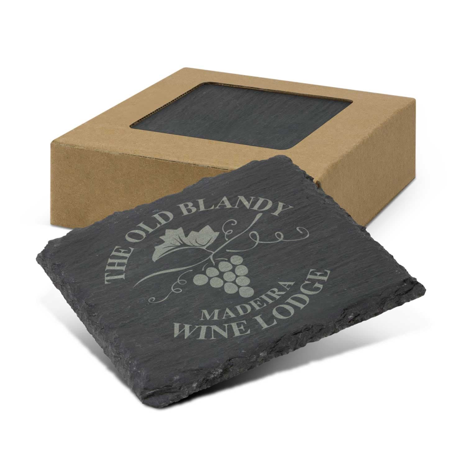 Slate Coaster - Set of 4-Active Image