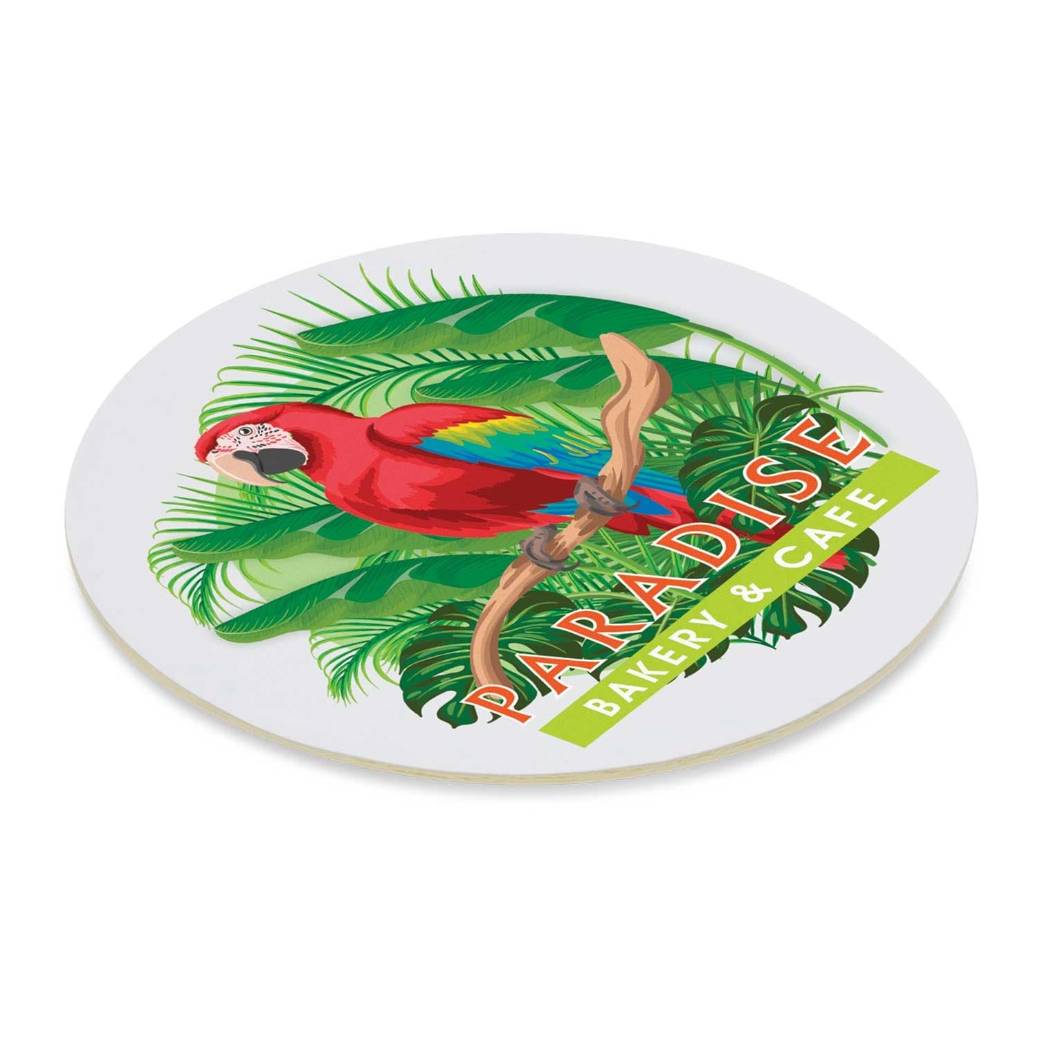 Cardboard Drink Coaster - Round-Active Image