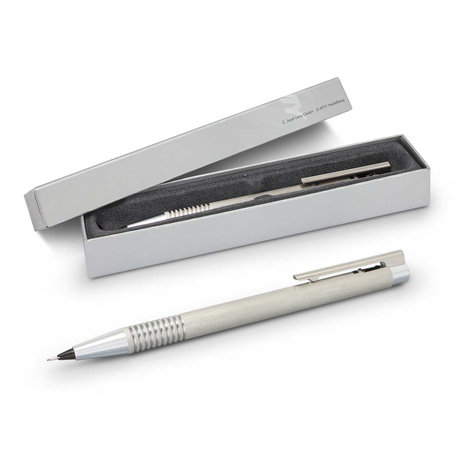 LAMY Logo Pencil - Brushed Steel-Active Image