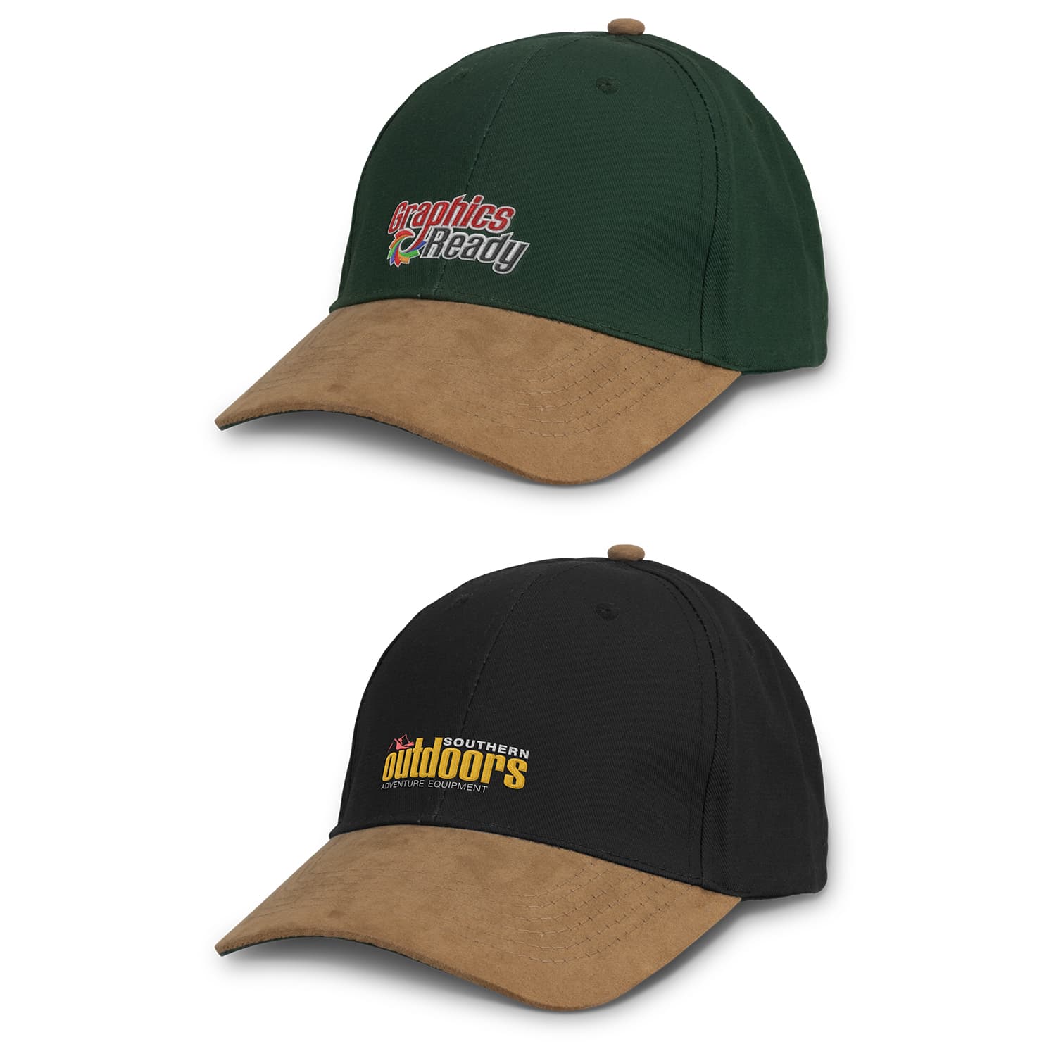 Outback Suede Peak Cap-Active Image