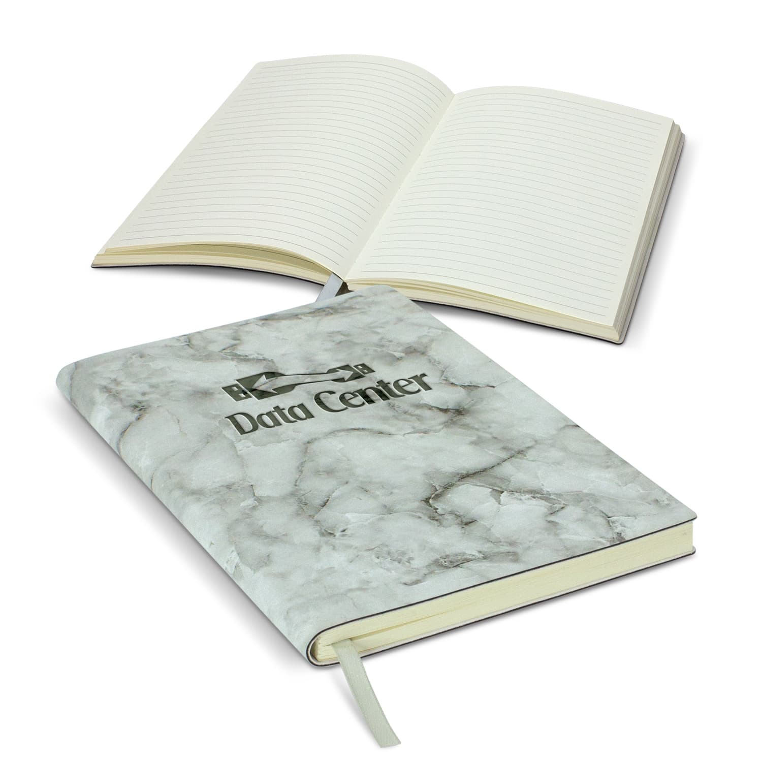 Marble Soft Cover Notebook-Active Image
