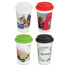 Aztec Double Wall Coffee Cup - Full Colour - image 2