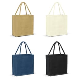 Monza Jute Tote Bag - Colour Match - image 1