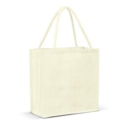 Monza Jute Tote Bag - Colour Match - image 4
