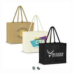 Torino Jute Tote Bag - Colour Match - image 1