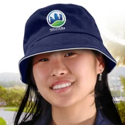 Bondi Bucket Hat - White Sandwich Trim - image 2