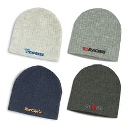 Nebraska Heather Cable Knit Beanie - image 5