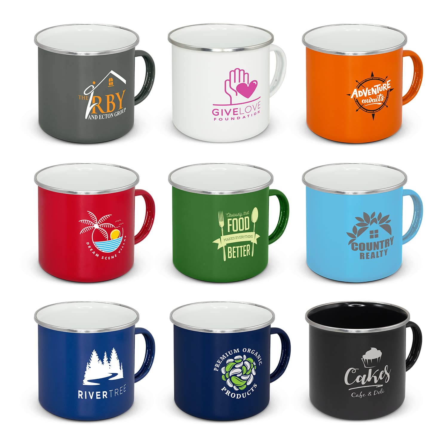 Bendigo Enamel Mug-Active Image
