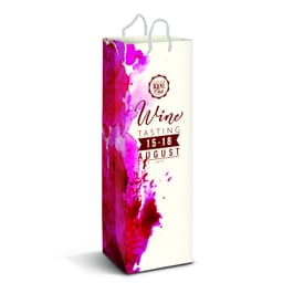 Laminated Paper Wine Bag - Full Colour - image 1