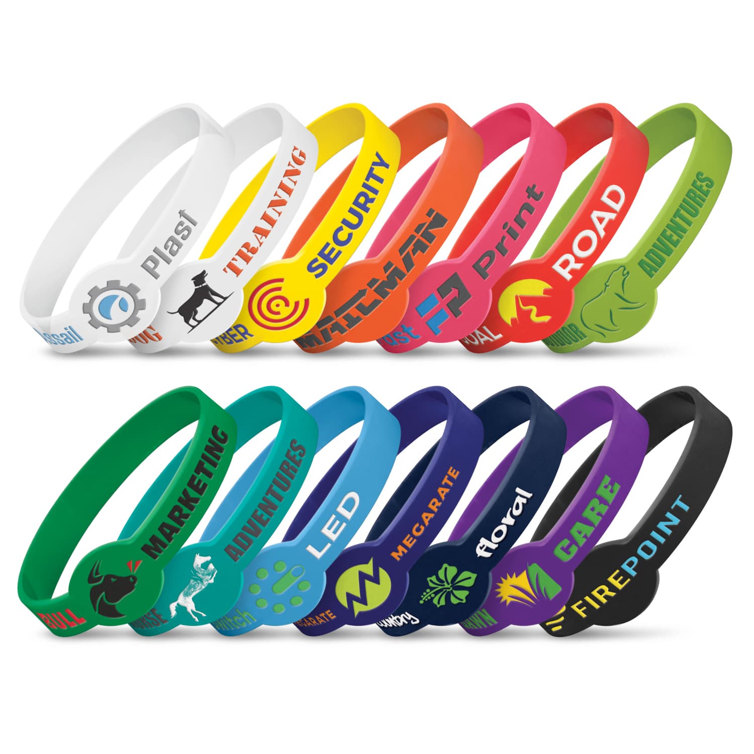 Xtra Silicone Wrist Band - Debossed-Active Image