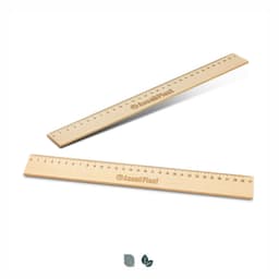Wooden 30cm Ruler - image 2