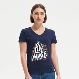 SOLS Imperial Womens V Neck T-Shirt - image 7