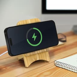 Bamboo Wireless Charging Stand - image 4