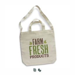 Cotton Shoulder Tote Bag - image 2