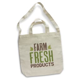 Cotton Shoulder Tote Bag - image 3