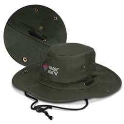 Oilskin Wide Brim Hat - image 2