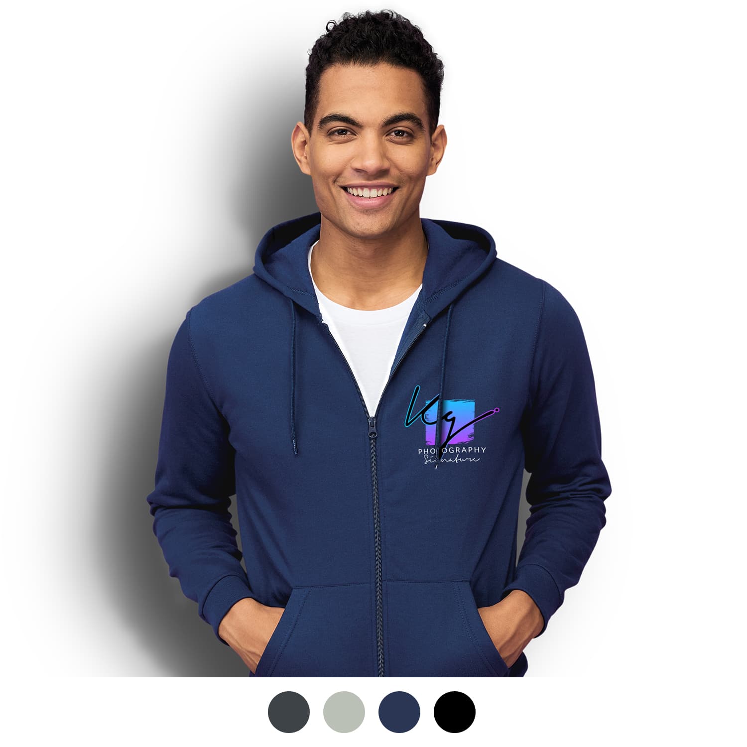 SOLS Stone Unisex Hooded Sweatshirt-Active Image