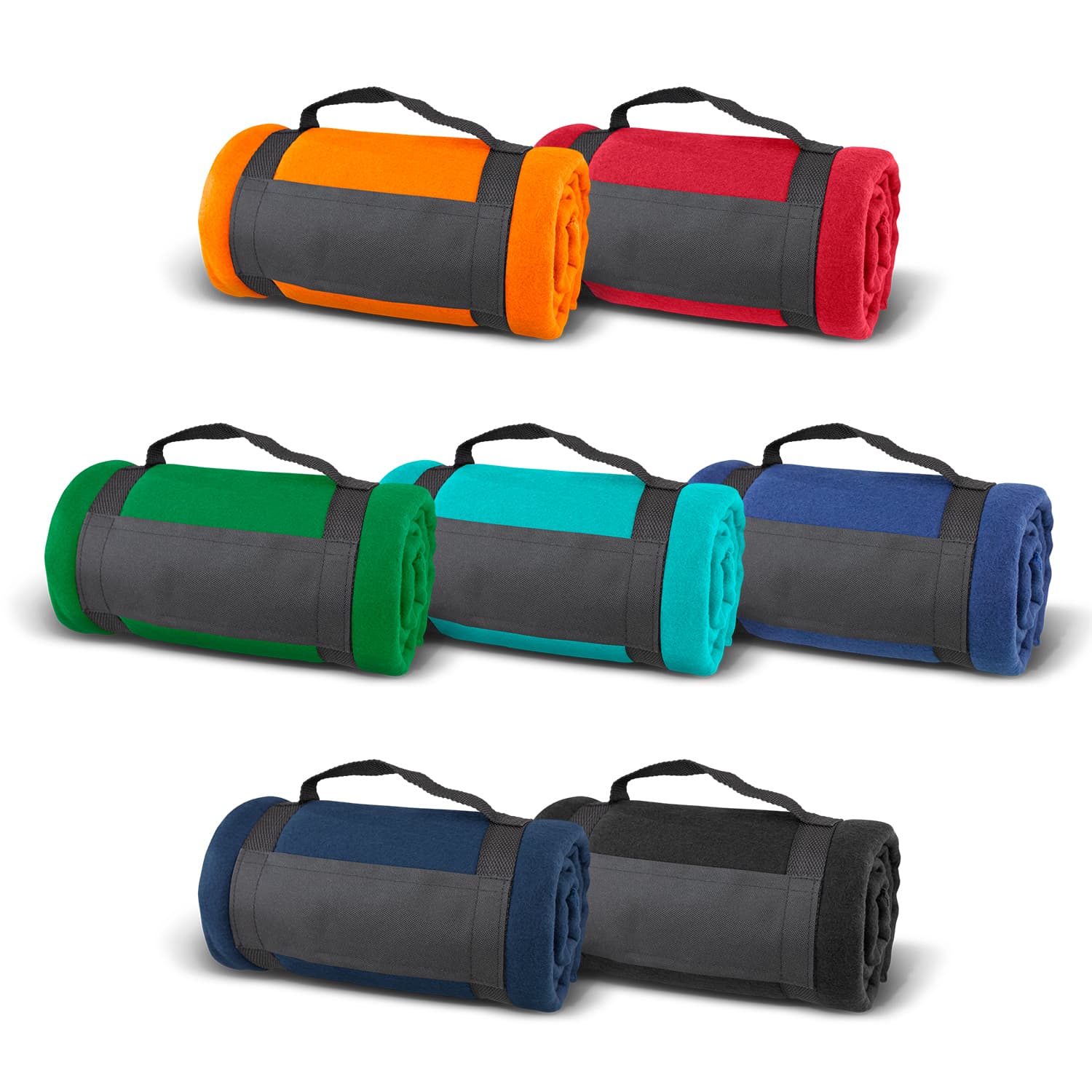 Glasgow Fleece Blanket with Strap-Active Image