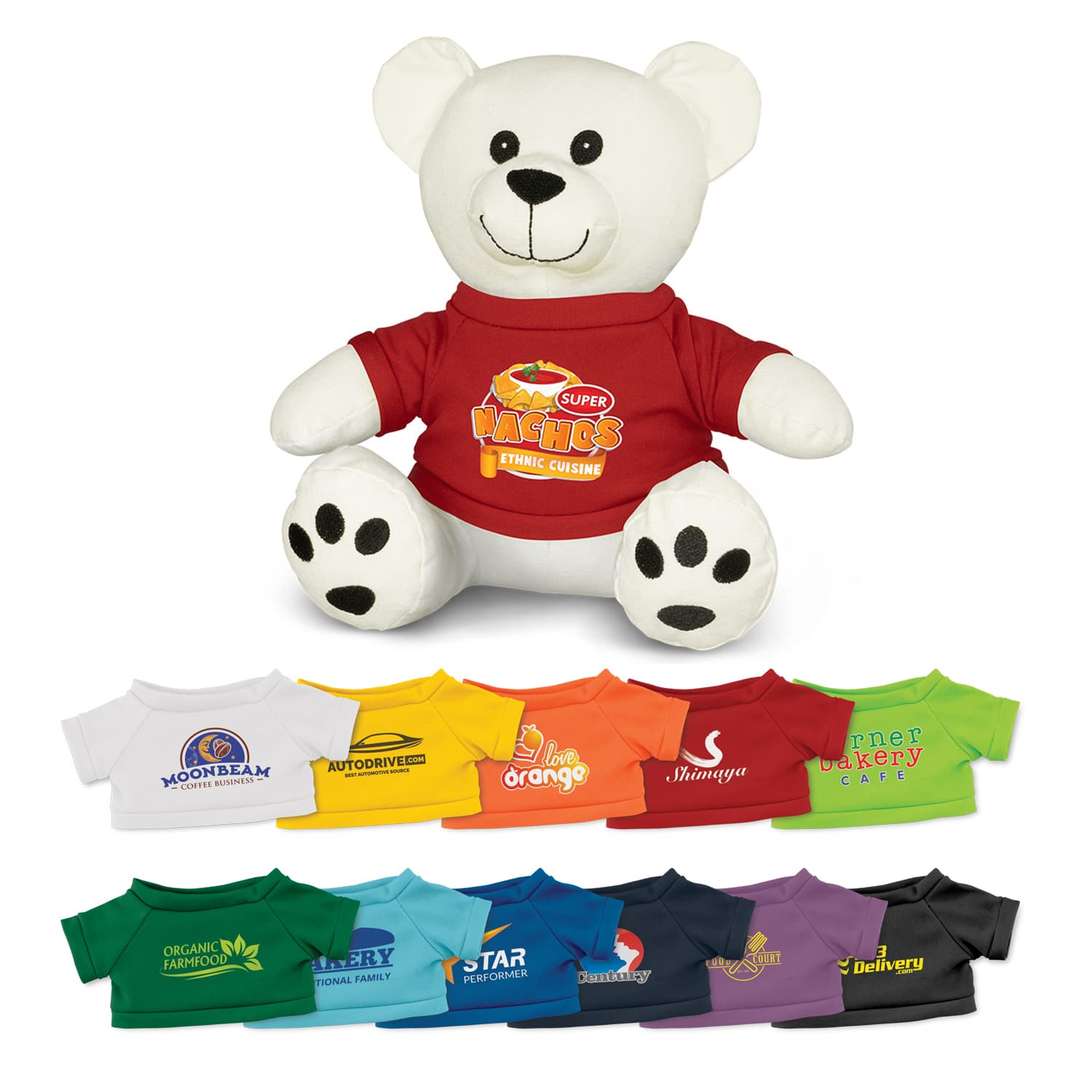 Cotton Bear Plush Toy-Active Image