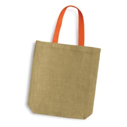 Thera Jute Tote Bag - Coloured Handles - image 1