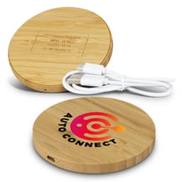 Vita Bamboo Wireless Charger - Round - image 4
