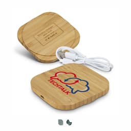 Vita Bamboo Wireless Charger - Square - image 2
