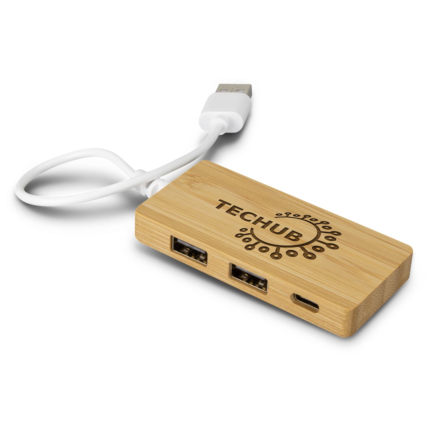 Bamboo USB Hub-Active Image