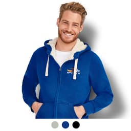 SOLS Sherpa Unisex Zipped Sweatshirt - image 3