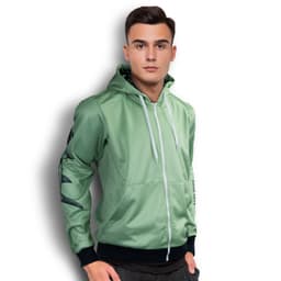 Custom Mens Sports Zipped Hoodie - image 1