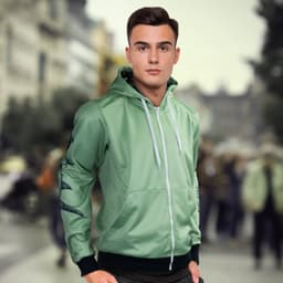 Custom Mens Sports Zipped Hoodie - image 4