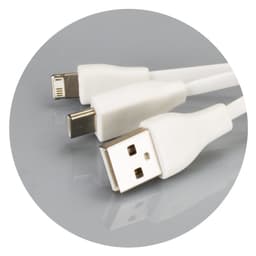 Bamboo Charging Cable Key Ring - Rectangle - image 3