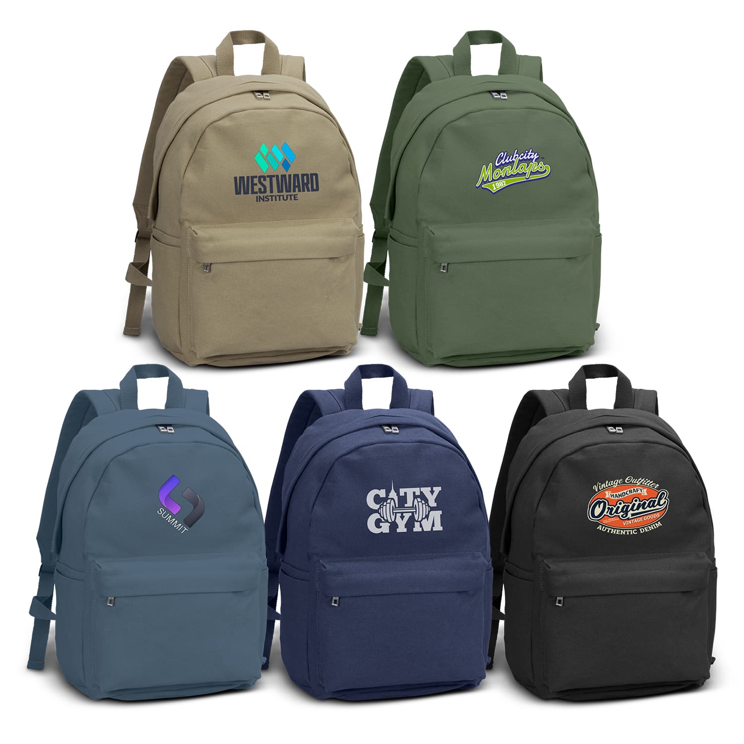 Canvas Backpack-Active Image