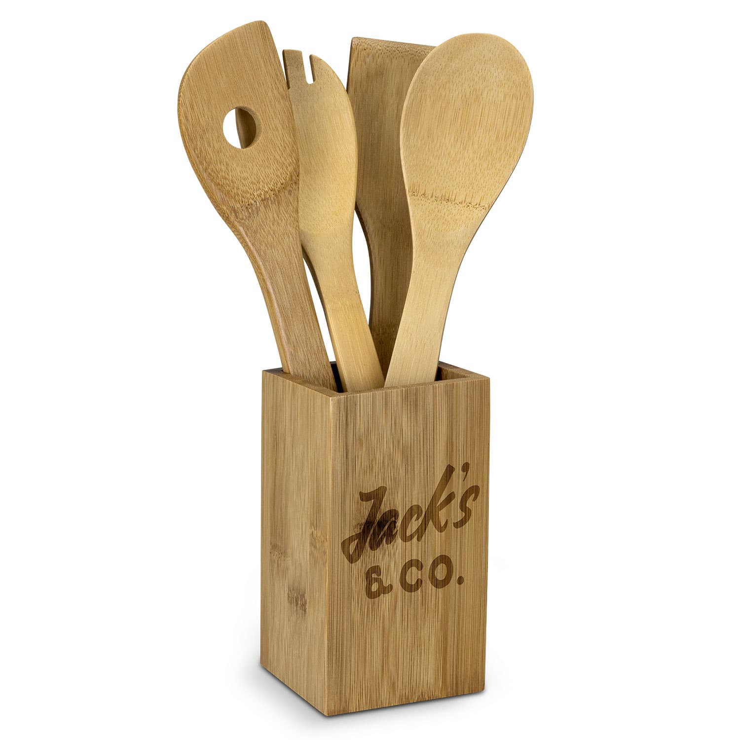 Bamboo Kitchen Utensils-Active Image