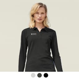 SOLS Perfect Women's Long Sleeve Polo - image 3